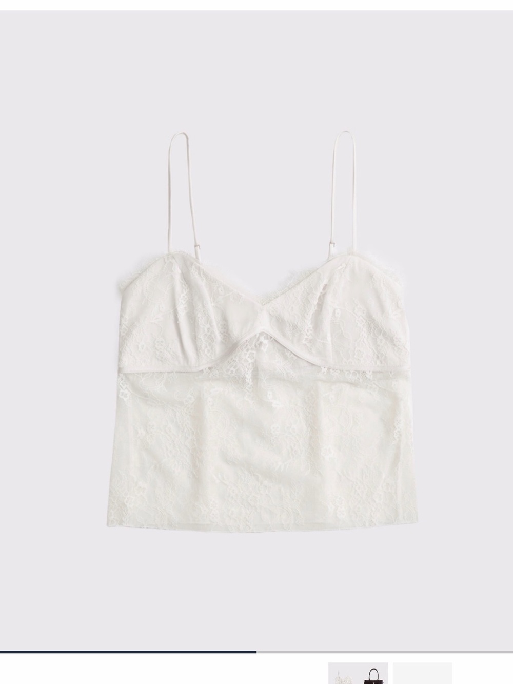 Abercrombie and fitch Lace Babydoll Cami